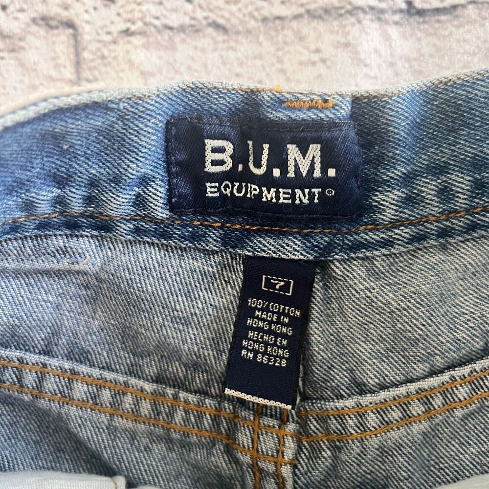 Vintage B.U.M. Equipment High Rise Jeans Y2K 80's 90's Retro Mom Jeans Size 7 - Picture 5 of 5
